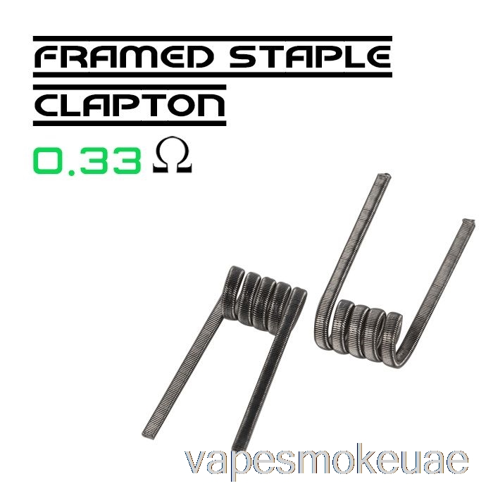 Vape Uae Wotofo Comp Wire - ملفات مسبقة الصنع 0.33ohm كلابتون مؤطرة - حزمة من 10